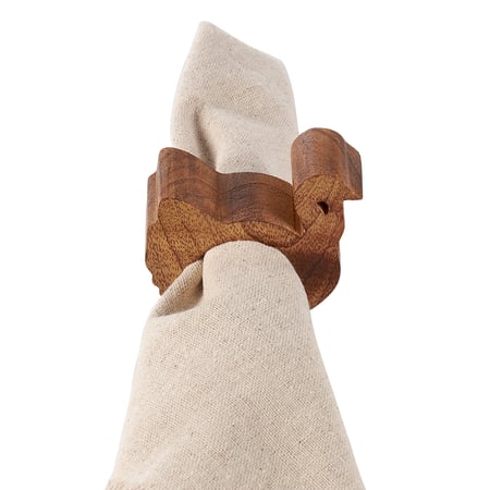 Turkey Napkin Ring - Wood
