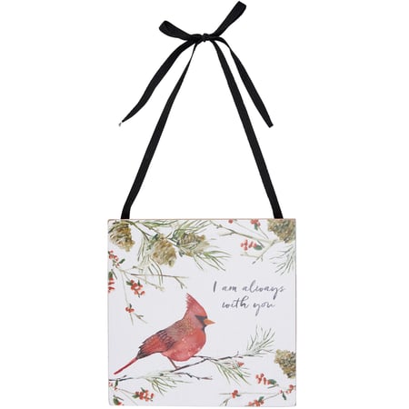 With You Hanging Decor - Wood, Paper, Cotton