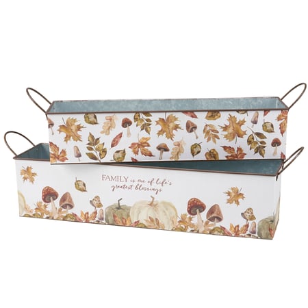 Greatest Blessings Bin Set - Metal, Paper