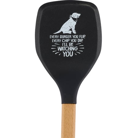I'll Be Watching You Spatula - Silicone, Wood