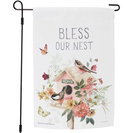 Our Nest Garden Flag - Polyester