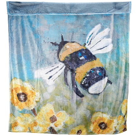 Bumblebee Throw Blanket - Plush Polyester