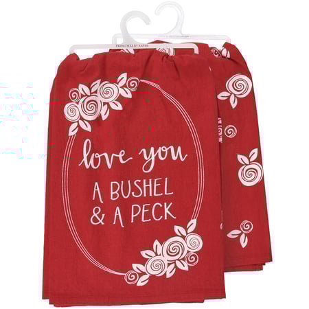 Love You Kitchen Towel - Cotton