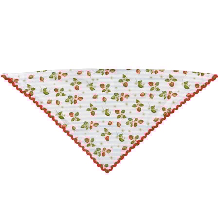 Strawberry Small Pet Bandana - Cotton