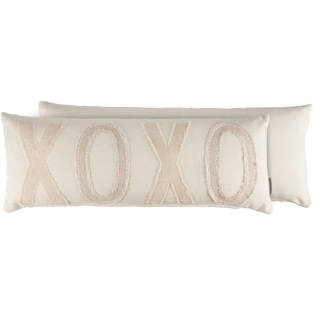 XOXO Pillow - Cotton, Zipper