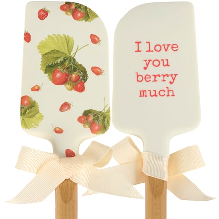 Berry Much Spatula - Silicone, Wood