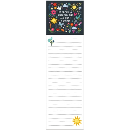 Be Proud Of Who You Are List Pad - Paper, Magnet