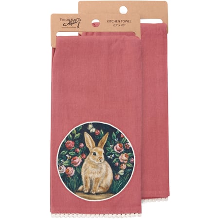 Woodland Bunny Kitchen Towel - Cotton