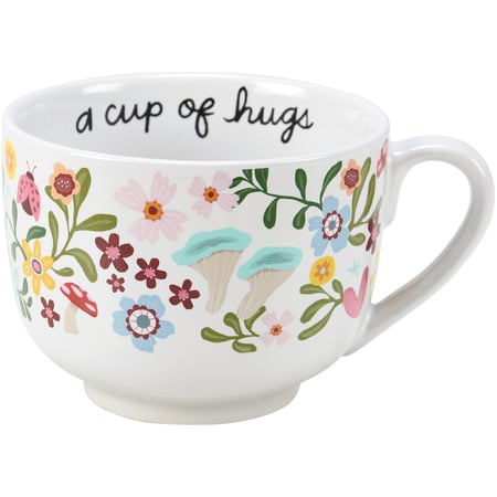 A Cup Of Hugs Mug - Stoneware
