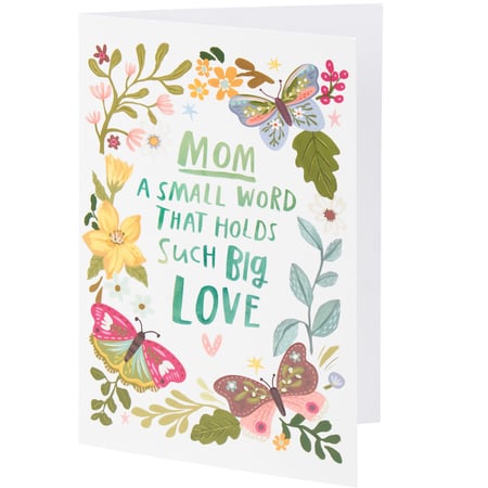 Mom Big Love Greeting Card - Paper