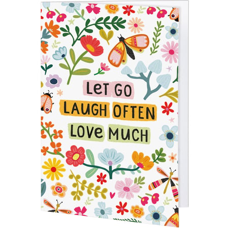 Laugh Often Greeting Card - Paper
