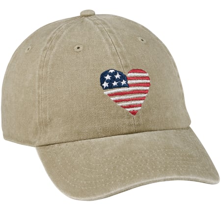 I Love USA Baseball Cap - Cotton, Metal
