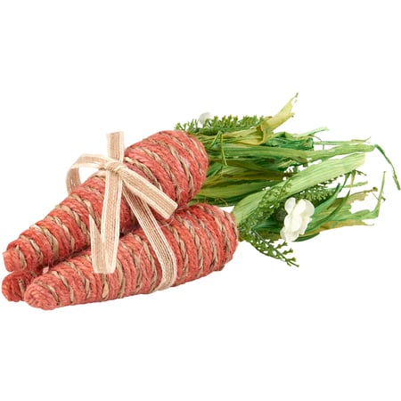 Carrot Bunch  - Foam, Plastic, Polyester, Jute