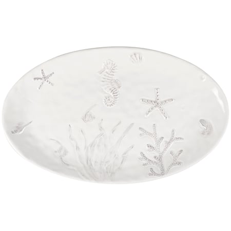 Embossed Beach Platter - Dolomite