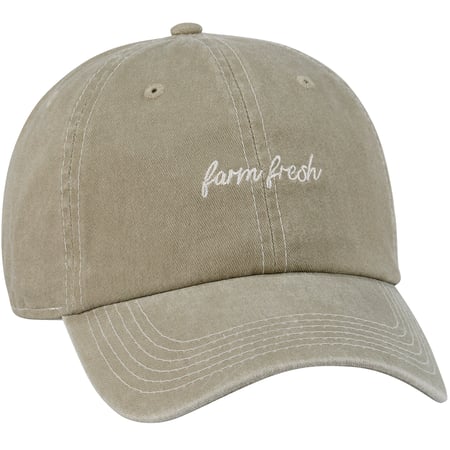 Farm Fresh Baseball Cap - Cotton, Metal