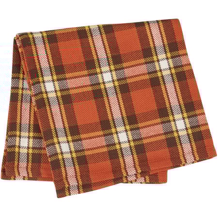 Fall Plaid Napkin - Cotton