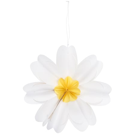 Paper Daisy Hanging Decor - Paper, Magnet, String