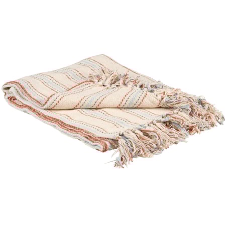 Ticking Stripe Throw - Cotton