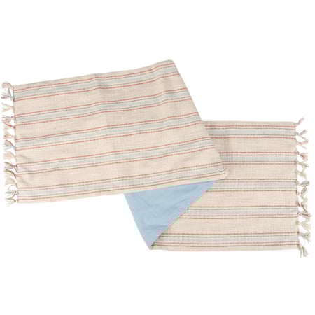 Ticking Stripe Table Runner - Cotton
