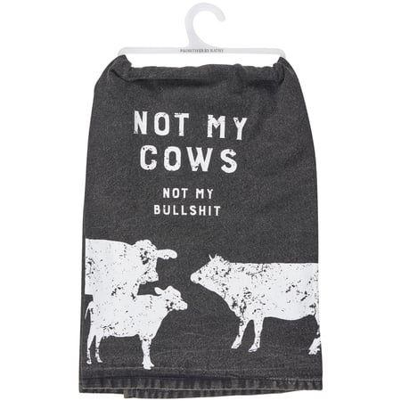 Not My Cows Kitchen Towel - Cotton