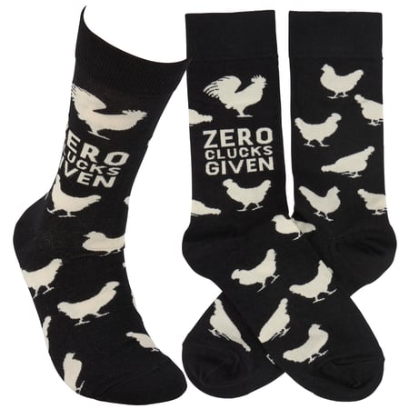 Zero Clucks Socks - Cotton, Nylon, Spandex