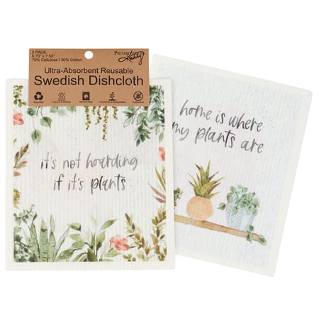 Not Hoarding Swedish Dishcloth Set - Cellulose, Cotton