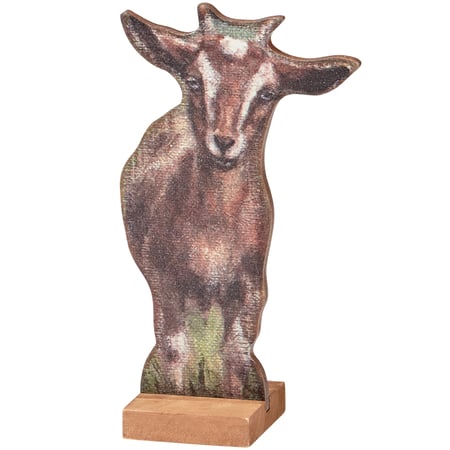 Goat Stand Up - Wood