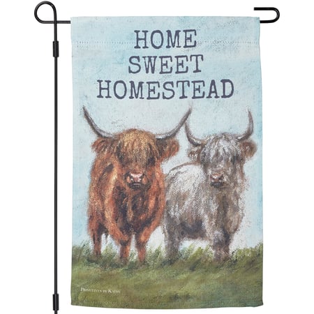 Home Sweet Homestead Garden Flag - Polyester