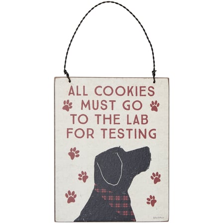 All Cookies Ornament - Wood, Paper, Wire