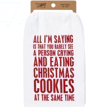 All I'm Saying Kitchen Towel - Cotton, Glitter