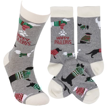 Pawlidays Dog Socks - Cotton, Nylon, Spandex