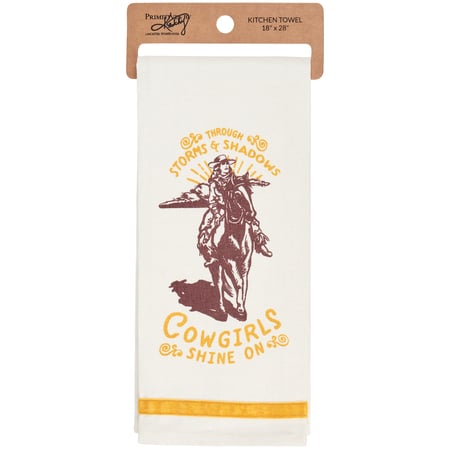 Cowgirls Kitchen Towel - Cotton, Velvet