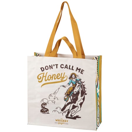 Don't Call Me Market Tote - Post-Consumer Material, Nylon