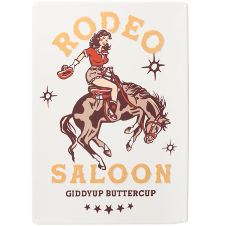 Rodeo Saloon Wall Decor - Metal