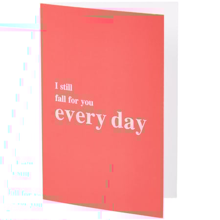 Fall For You Greeting Card - Paper