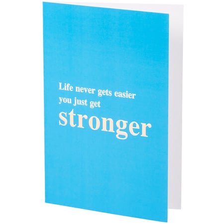 You Get Stronger Greeting Card - Paper