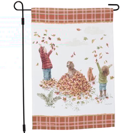 Fall Days Garden Flag - Polyester
