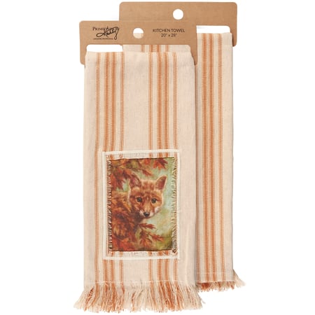 Curious Fox Kitchen Towel - Cotton