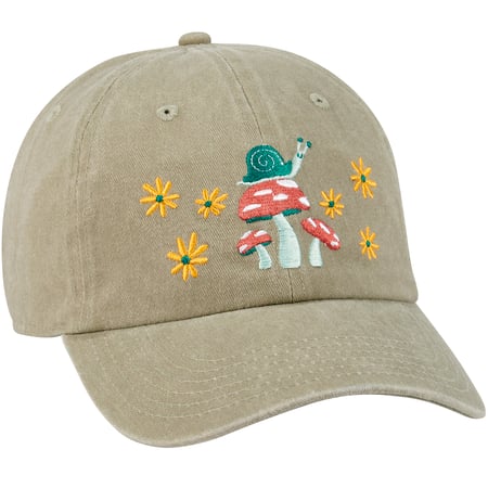 Mushrooms Baseball Cap - Cotton, Metal