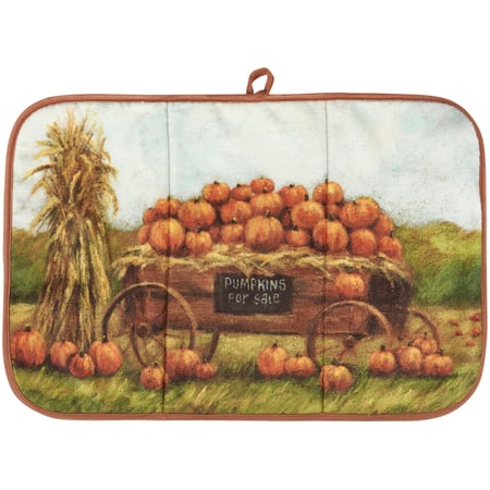 Pumpkin Wagon Drying Mat - Polyester, Foam