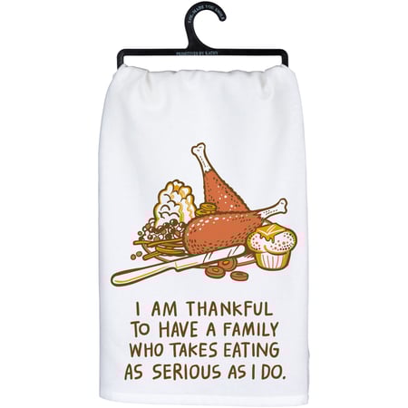 Eating Serious Kitchen Towel - Cotton