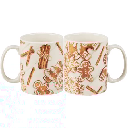 Gingerbread Mug - Stoneware