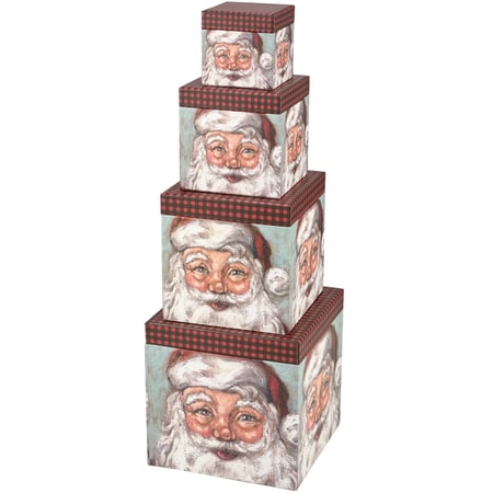 Santa Stacking Box Set - Paper