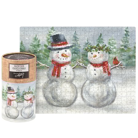 Snow Family Puzzle - Paper