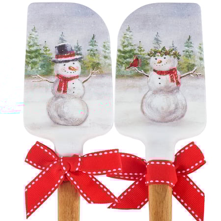 Snow Family Spatula - Silicone, Wood