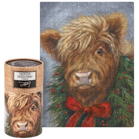 Christmas Highland Puzzle - Paper