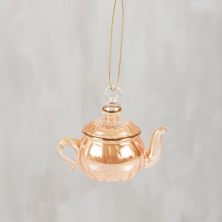Glass Teapot Ornament - Glass