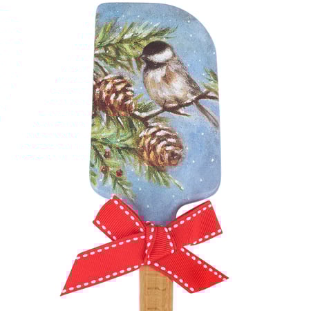 Chickadee Spatula - Silicone, Wood