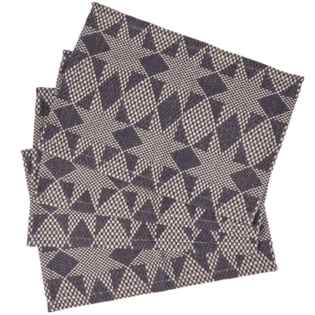 Navy Stars Placemat Set - Cotton