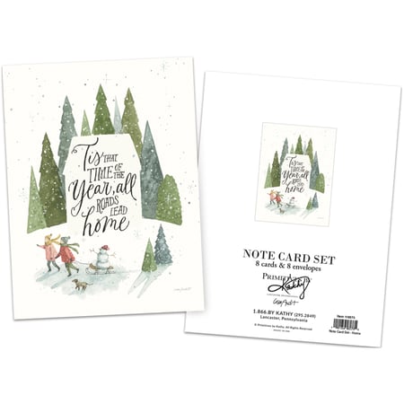 All Roads Lead Home Note Card Set - Paper